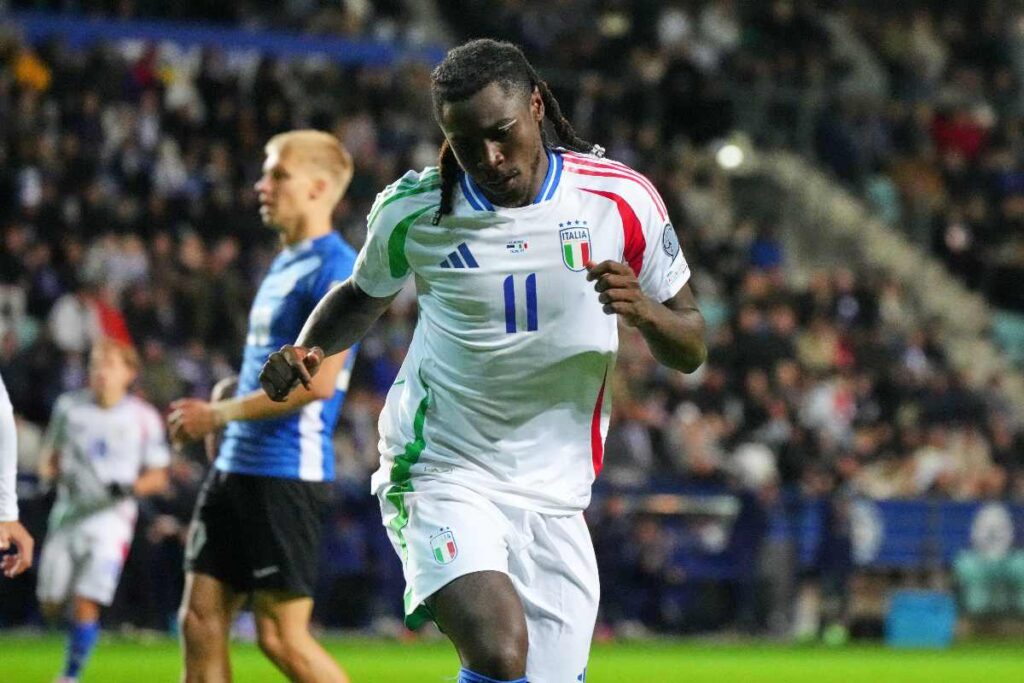 kean con la maglia dell'italia