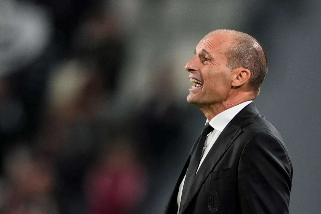 Allegri in panchina