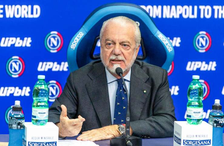 Aurelio de Laurentiis in conferenza stampa