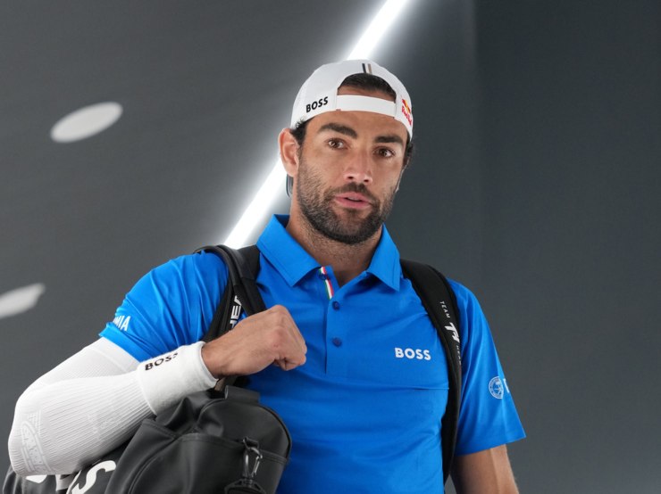 Matteo Berrettini si prepara a scendere in campo