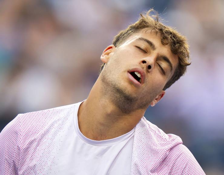 Flavio Cobolli deluso