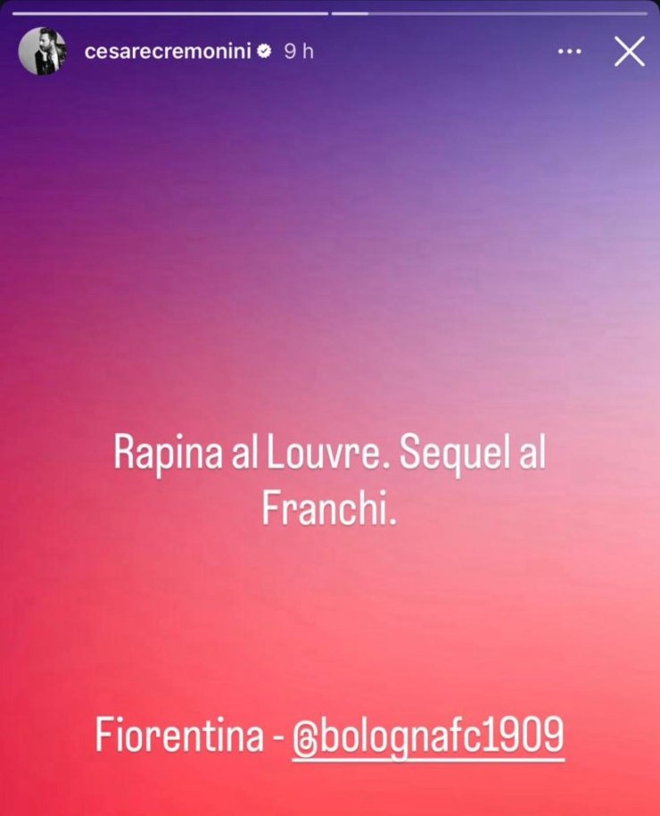 La Instagram Story di Cesare Cremonini