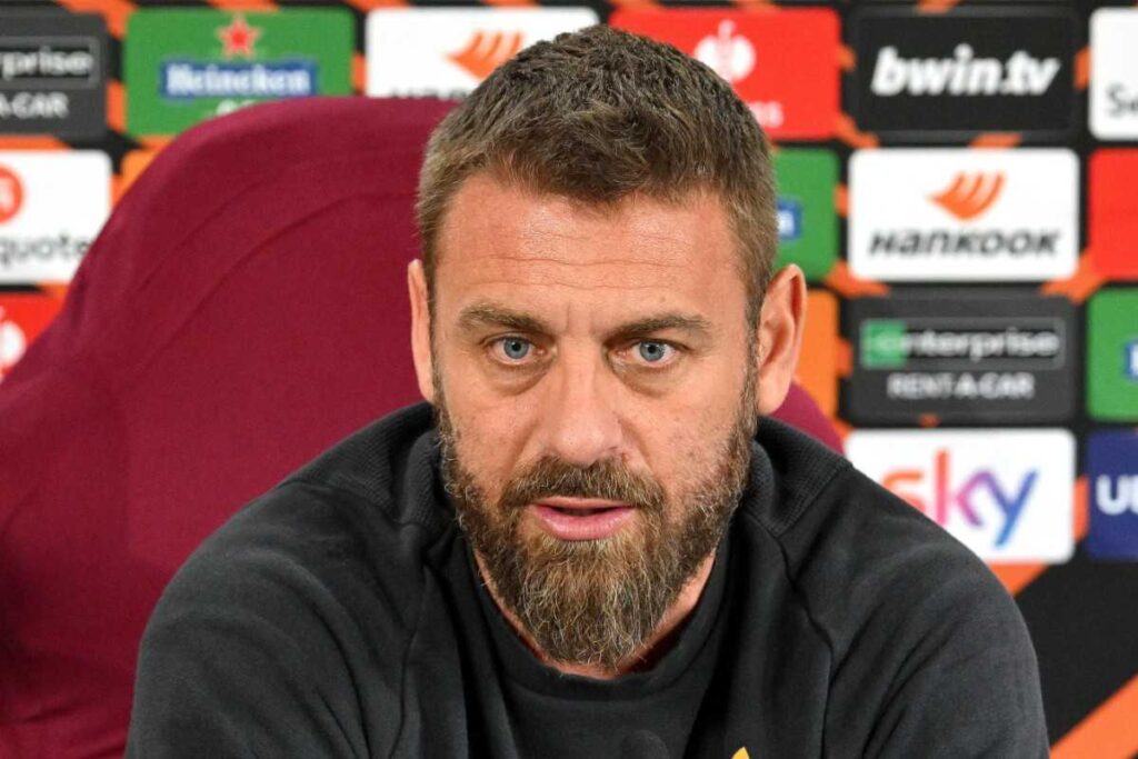 Daniele De Rossi in conferenza stampa