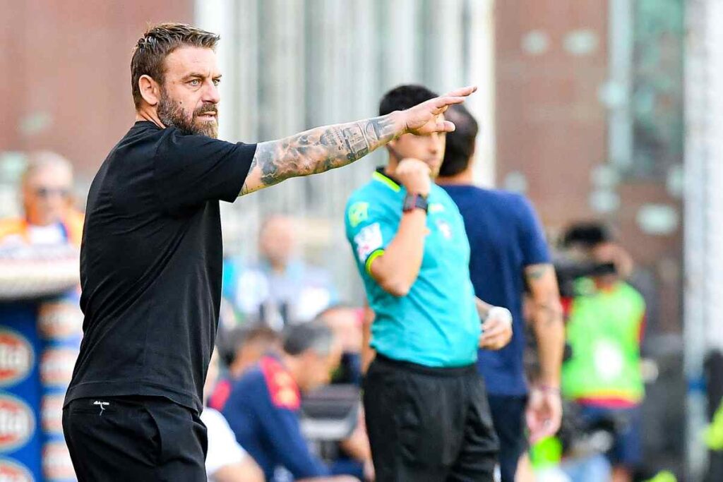 De Rossi in panchina