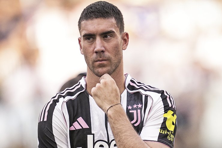 Dusan Vlahovic, attaccante della Juventus