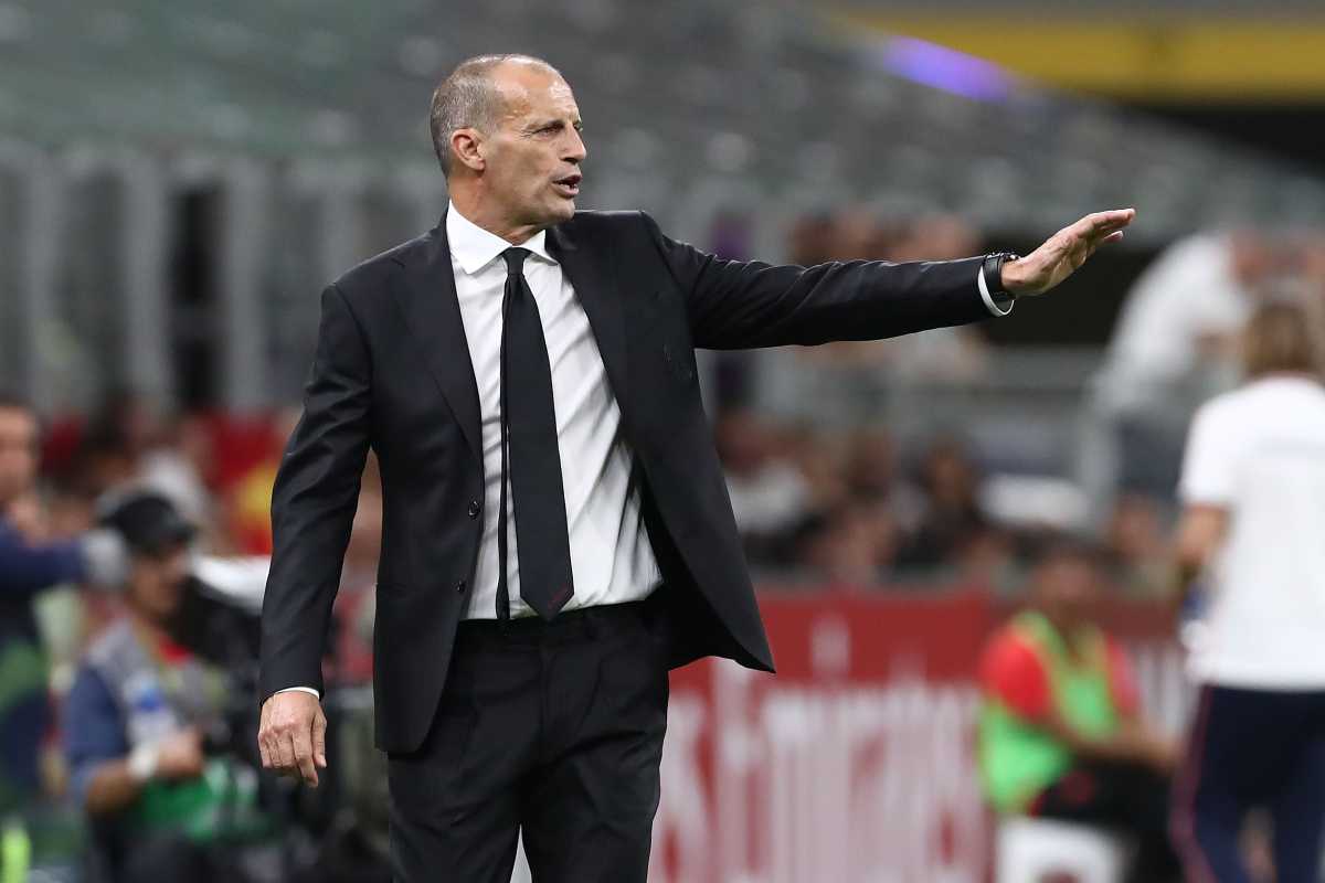Massimiliano Allegri da indicazioni al Milan contro la Cremonese