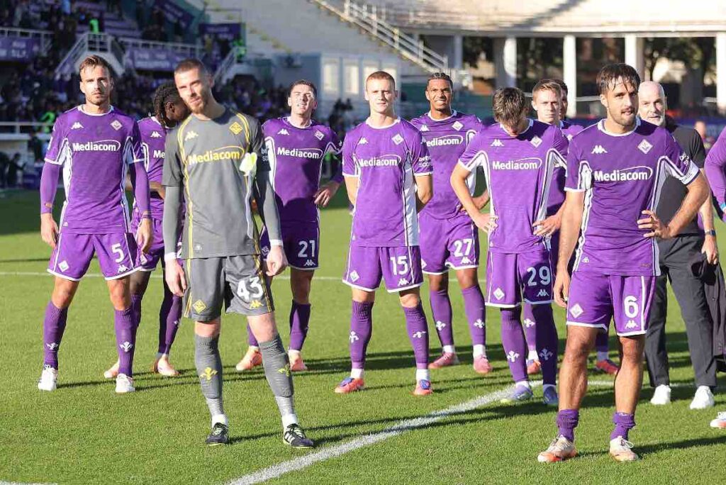 I giocatori della Fiorentina in campo al Franchi (OneFootball) - FiorentinaUno.com