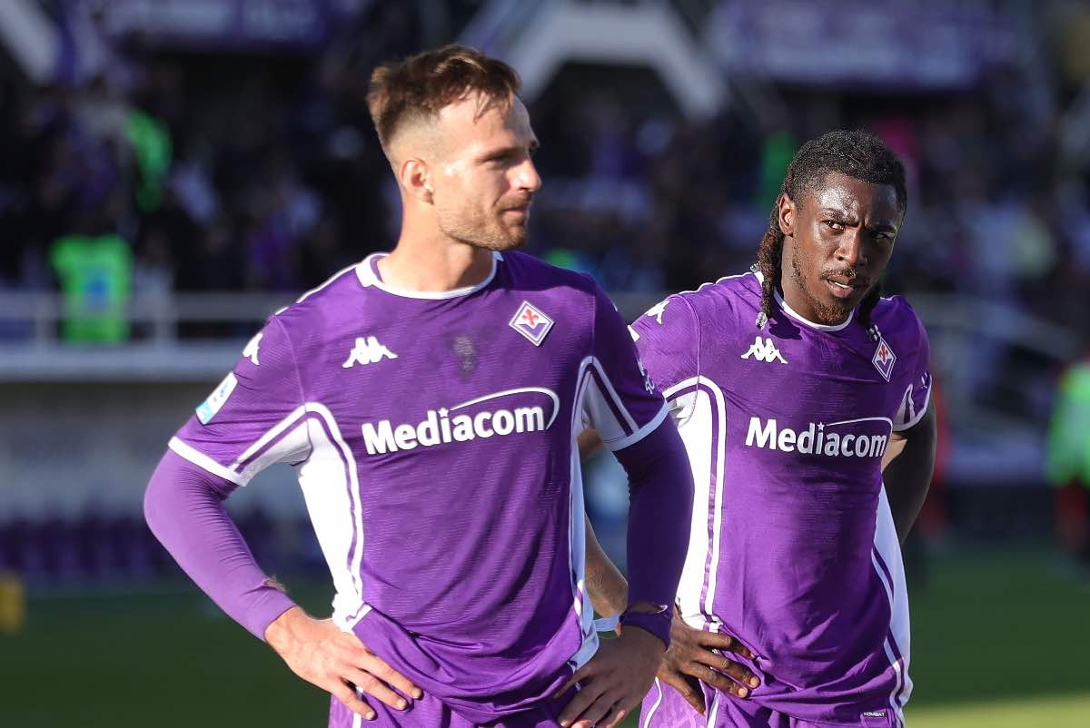 Marin Pongracic in campo accanto a Moise Kean - OneFootball - FiorentinaUno.com