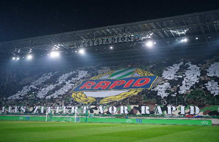 Coreografia dei tifosi del Rapid Vienna (OneFootball) - FiorentinaUno.com