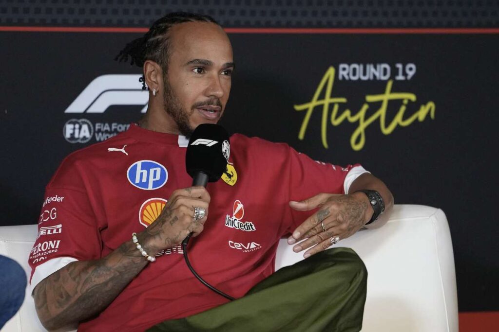 Lewis Hamilton, pilota della Ferrari