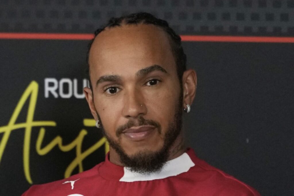 Il pilota della Ferrari, Lewis Hamilton