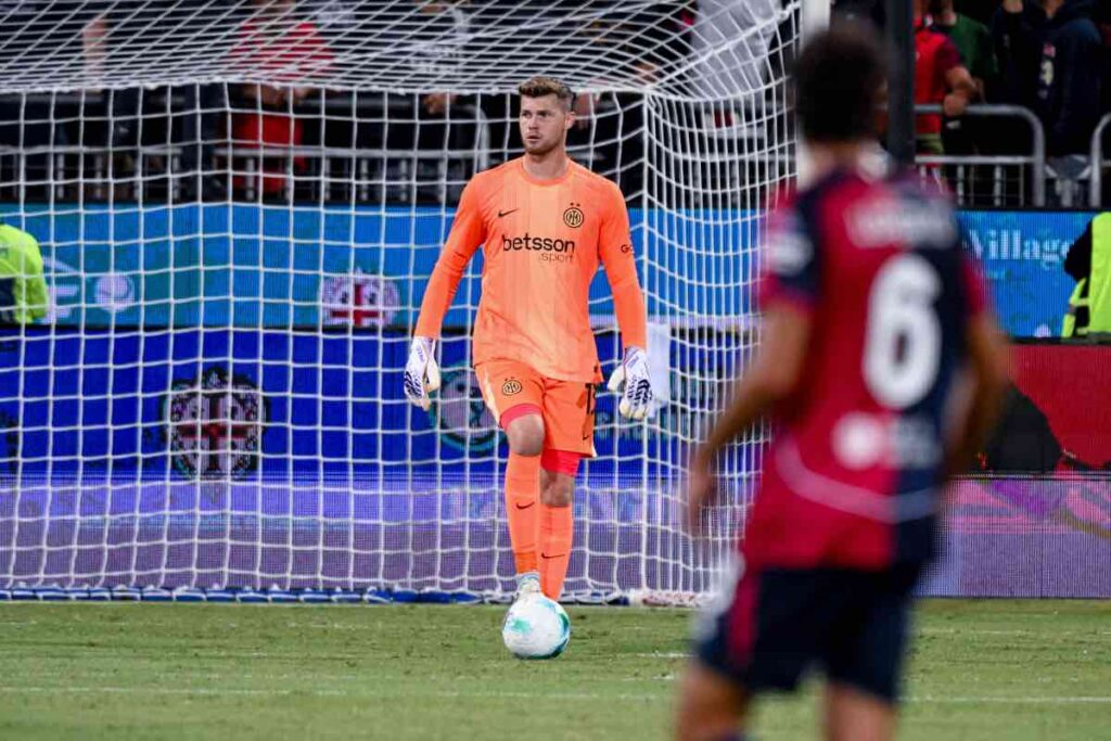 Josep Martínez in campo con l'Inter (LaPresse) - FiorentinaUno.com