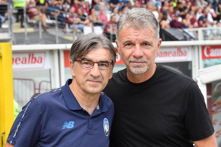 Juric e Baroni posano per una foto assieme