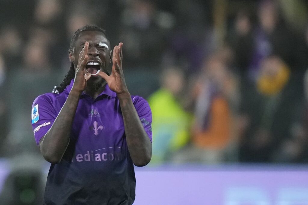 Moise Kean si rammarica per un'occasione fallita (LaPresse) - FiorentinaUno.com