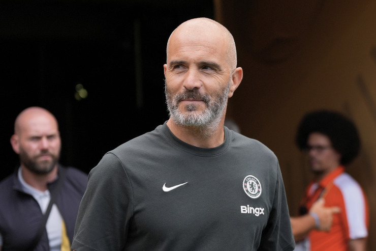 Il manager del Chelsea, Enzo Maresca