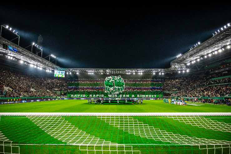 Allianz Stadion al completo per un match del Rapid Vienna (SK Rapid | Widner) - FiorentinaUno.com