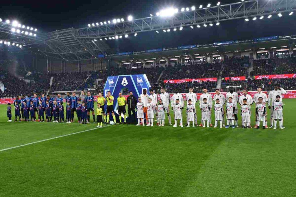 Il Milan contro l'Atalanta