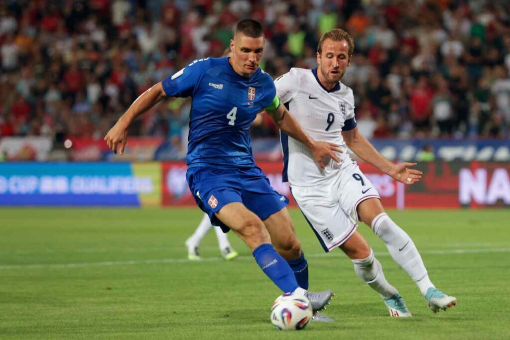 Milenkovic con la Serbia