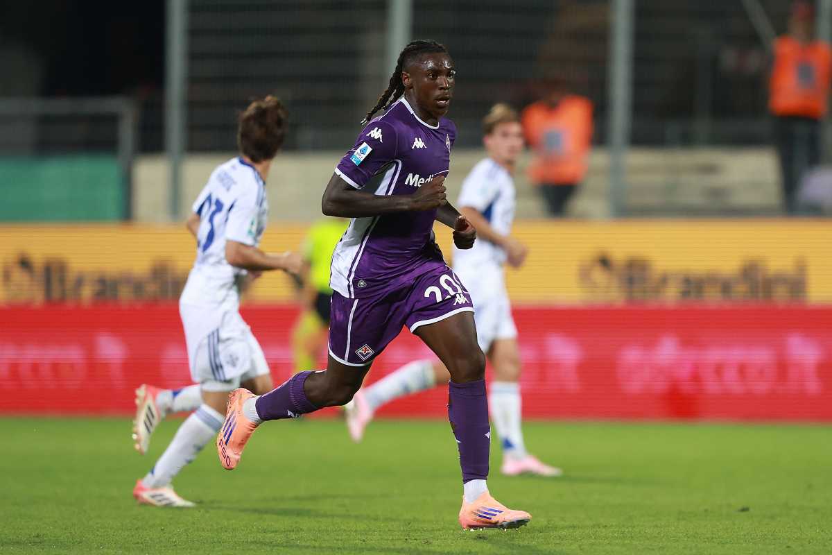 Moise Kean contro il Como