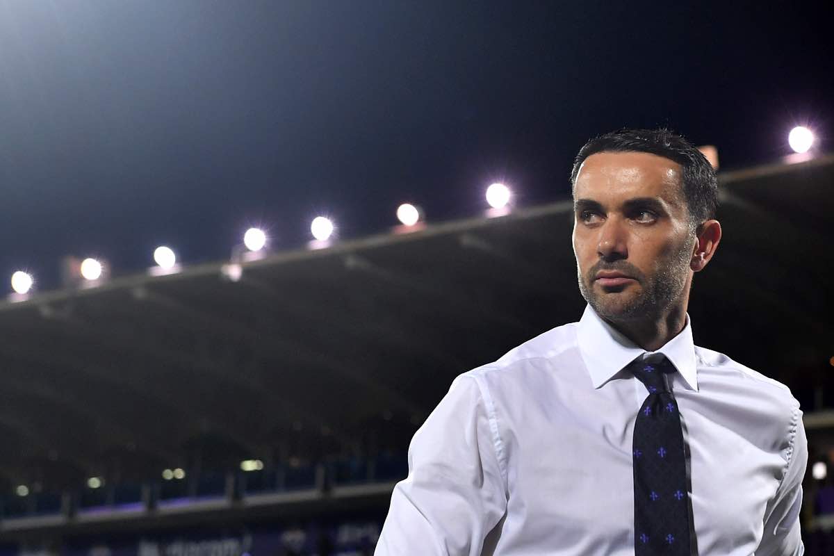 Raffaele Palladino in campo allo stadio Franchi (LaPresse) - FiorentinaUno.com