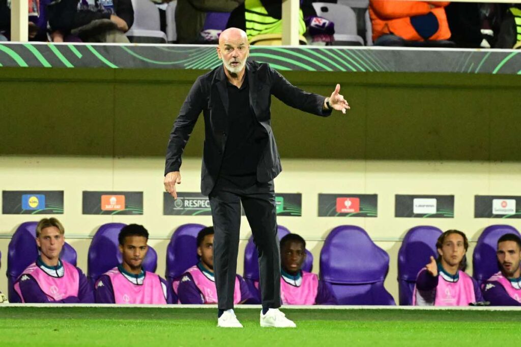 Pioli in panchina al Franchi (ANSA) - FiorentinaUno.com