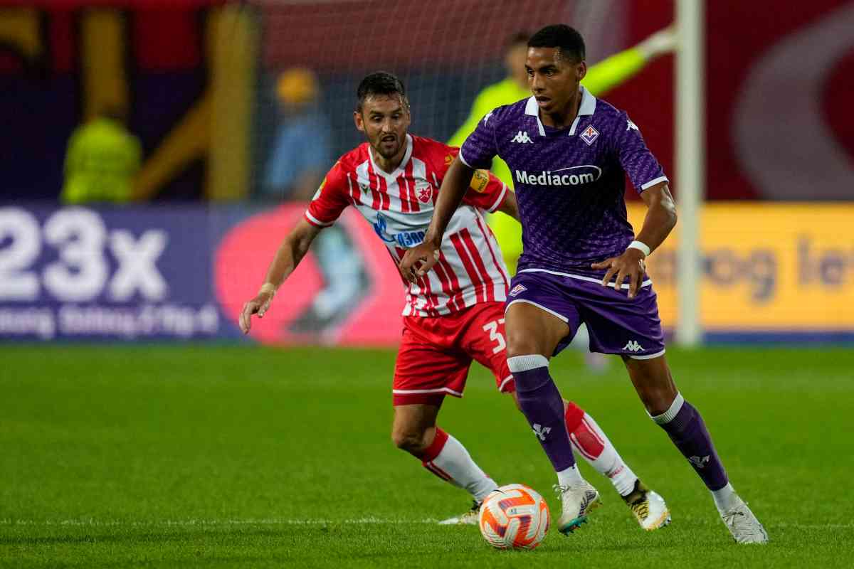 Sabiri in campo con la Fiorentina durante un'amichevole (LaPresse) - FiorentinaUno.com