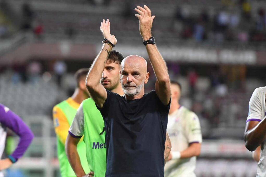 Stefano Pioli a bordo campo