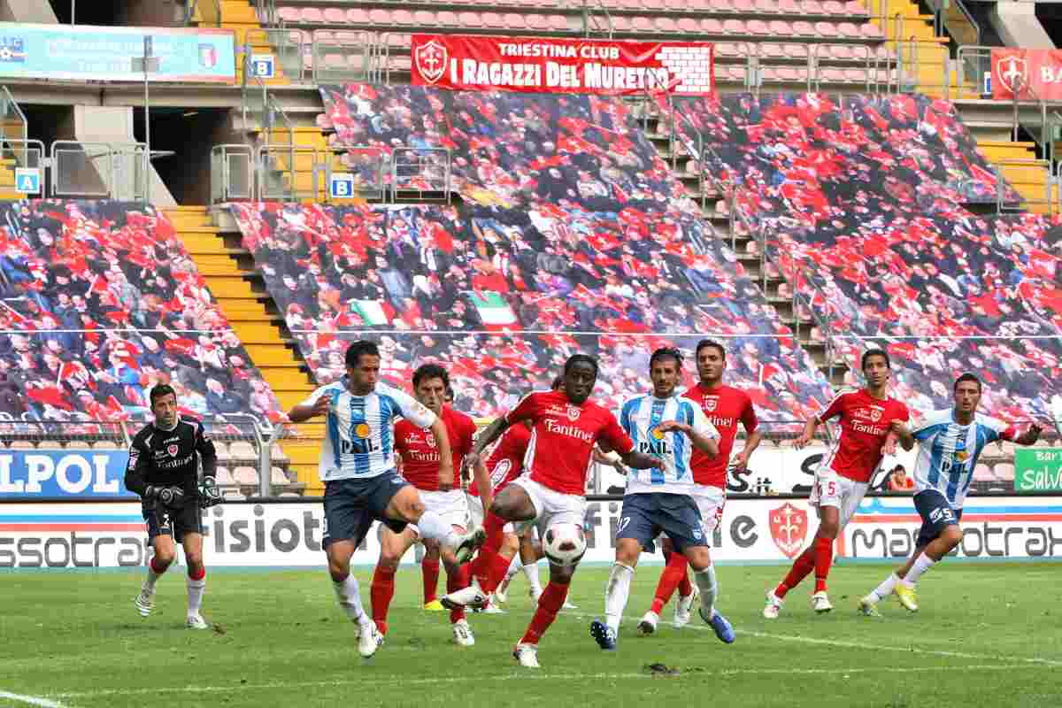 la squadra della Triestina
