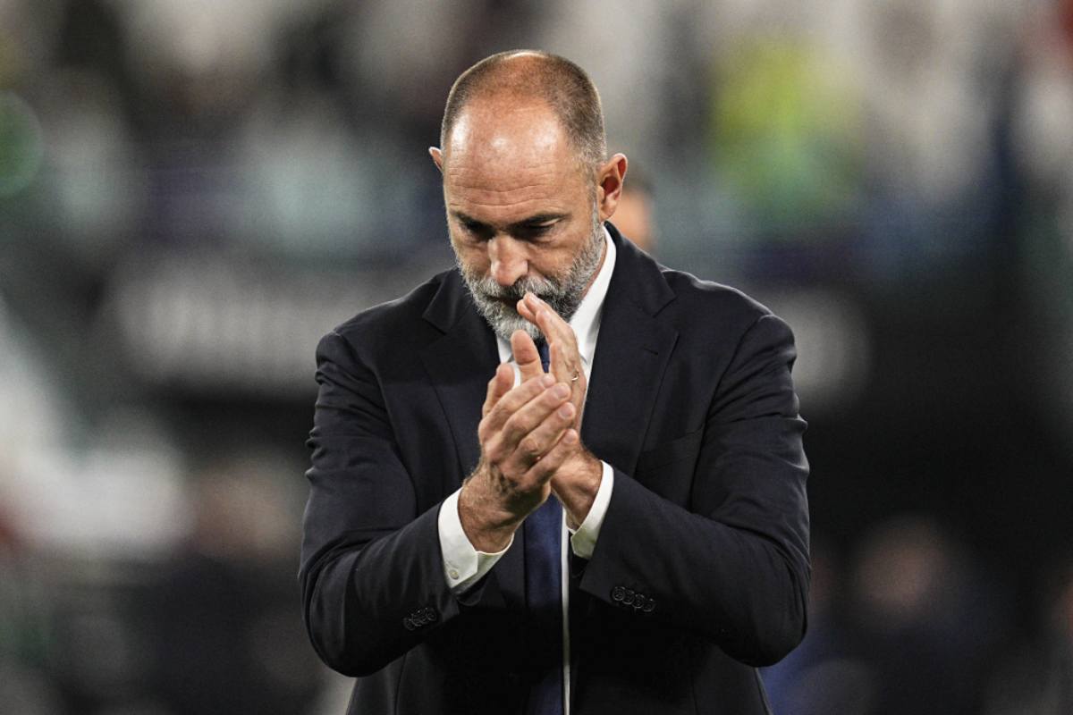 L'allenatore della Juventus Igor Tudor