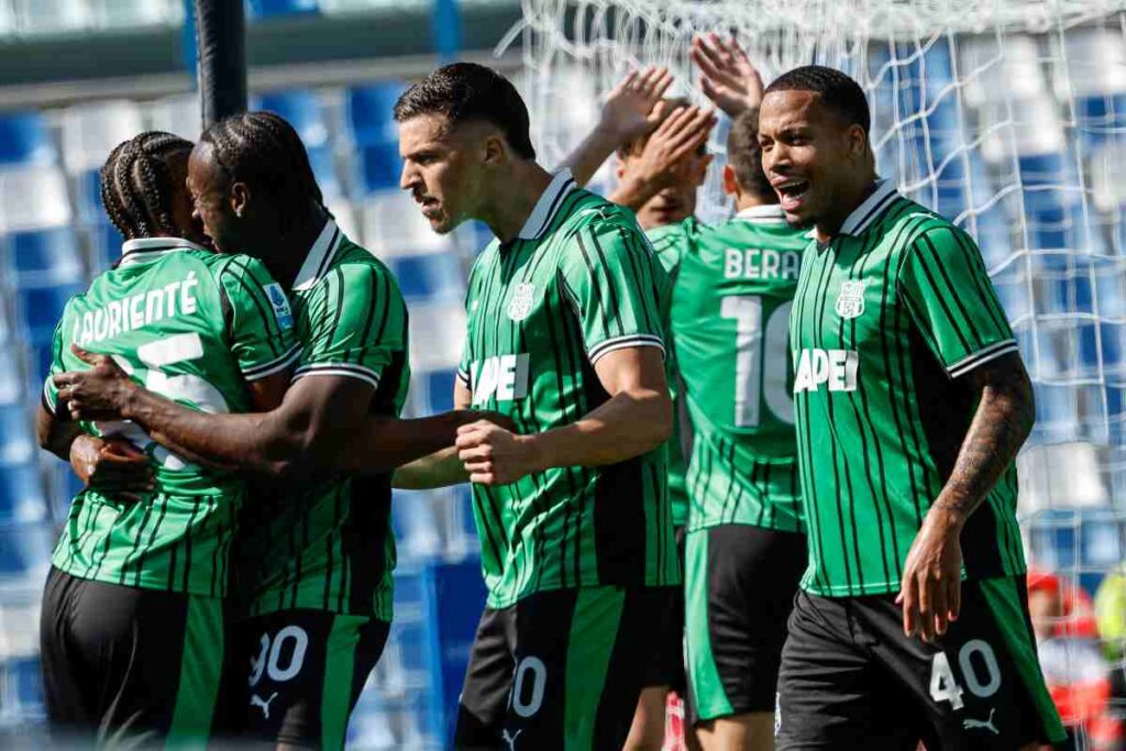 i calciatori del Sassuolo
