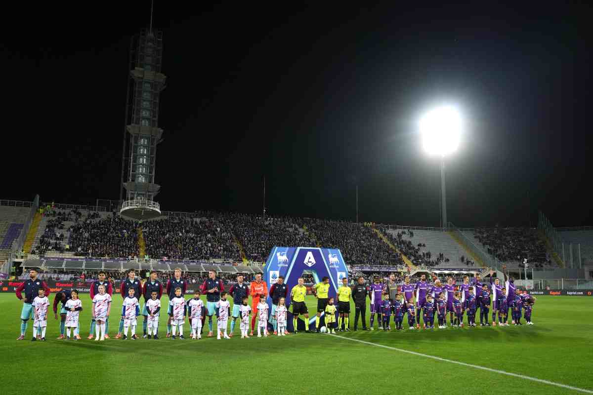 Fiorentina-Lecce rivolte verso il pubblico