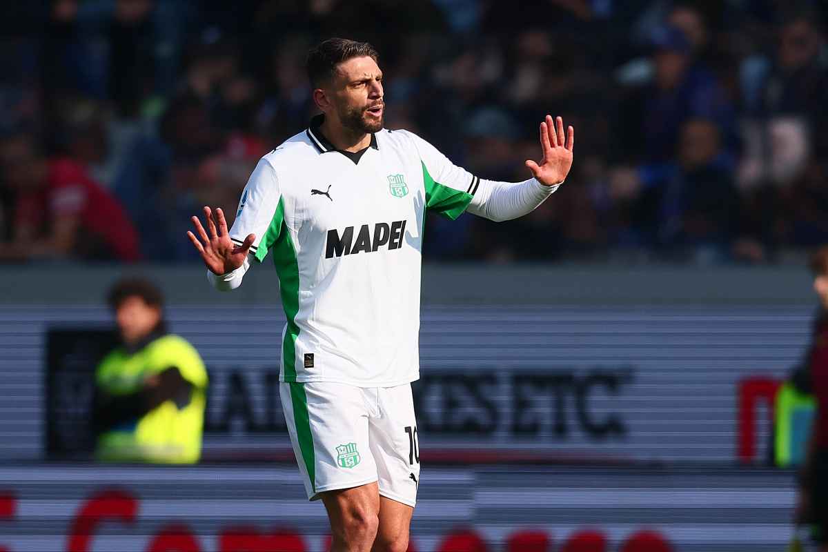 Berardi con la maglia del Sassuolo