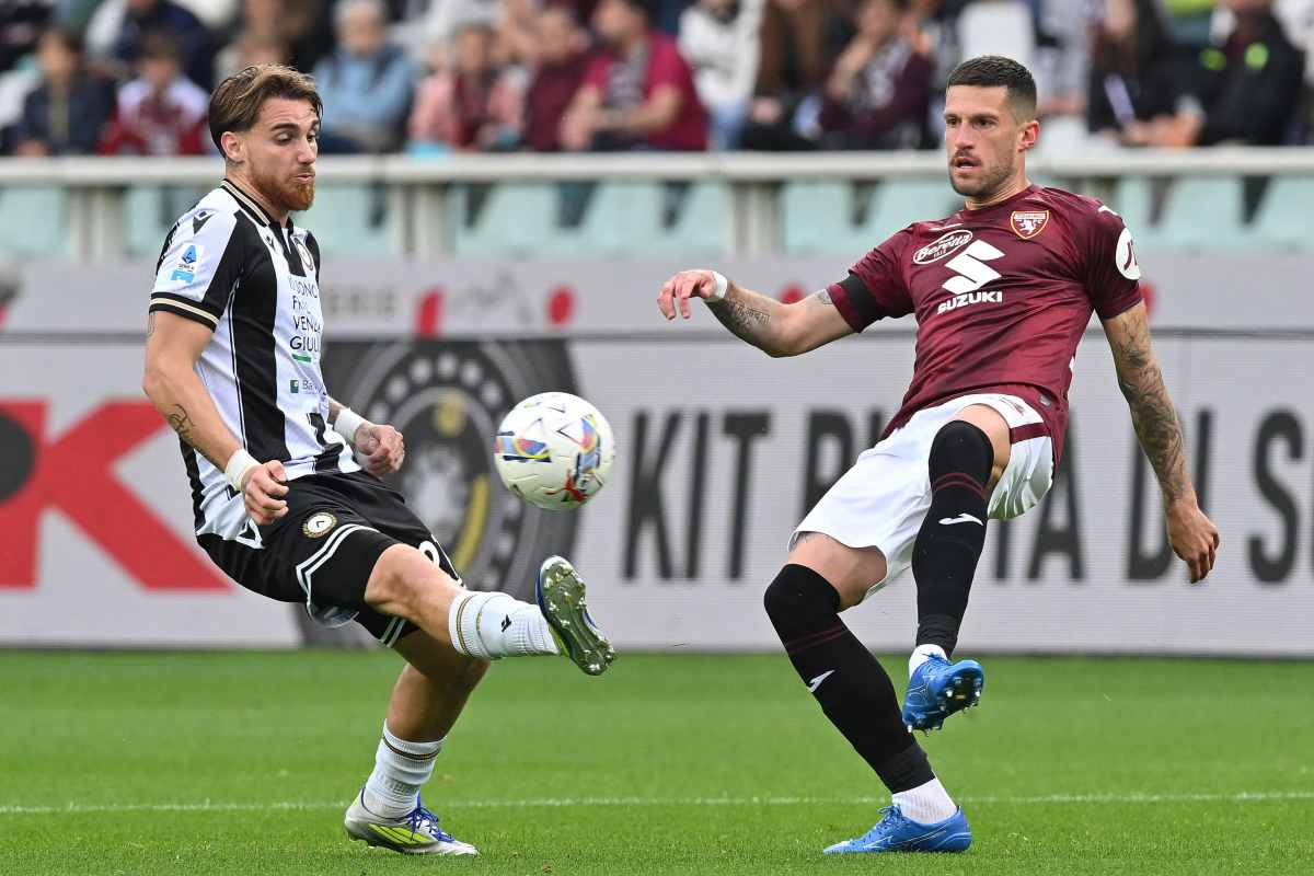 Biraghi con la maglia del Torino