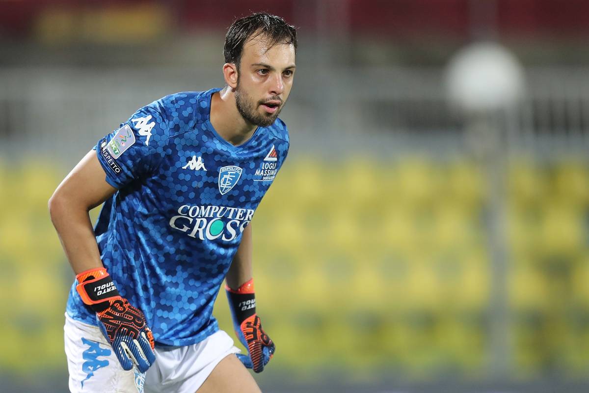 Il portiere Alberto Brignoli in campo con la maglia dell'Empoli (OneFootball) - FiorentinaUno.com