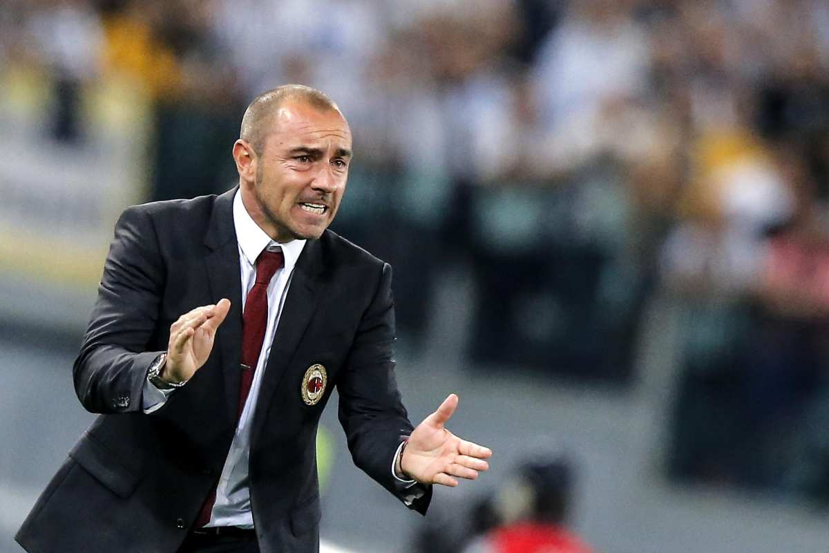 Cristian Brocchi in panchina