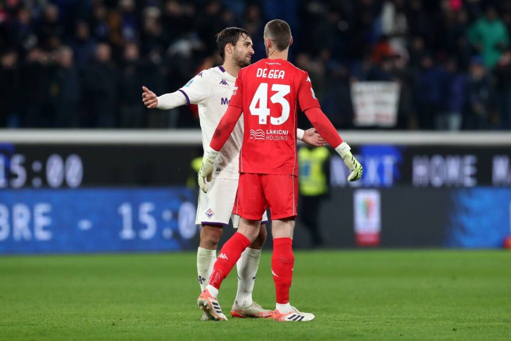 De Gea e Ranieri a colloquio durante Atalanta-Fiorentina (OneFootball) - FiorentinaUno.com
