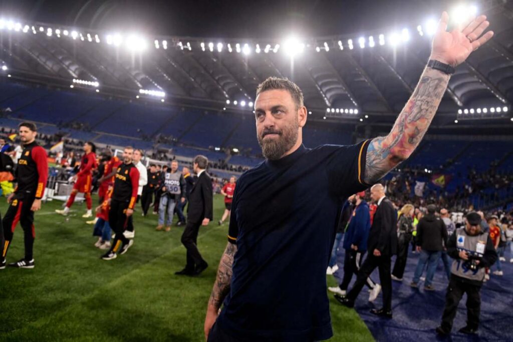Daniele De Rossi allo Stadio Olimpico (ANSA) - FiorentinaUno.com