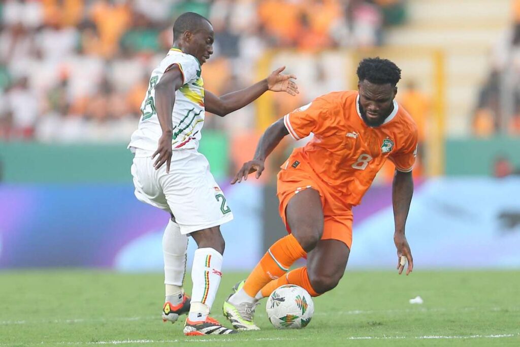 Kessie con la maglia della Costa d'Avorio