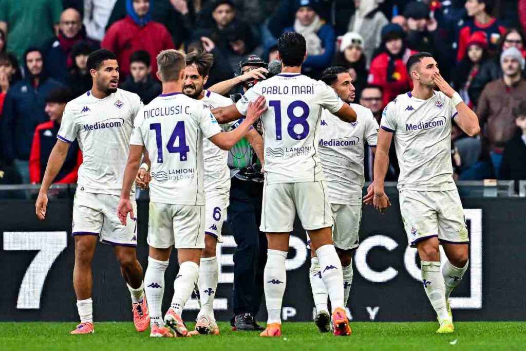 Giocatori della Fiorentina (ANSA) - FiorentinaUno.com
