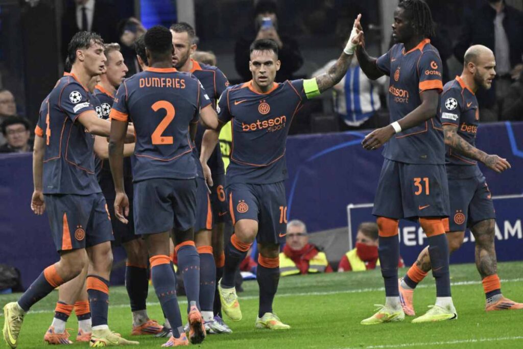 I giocatori dell'Inter