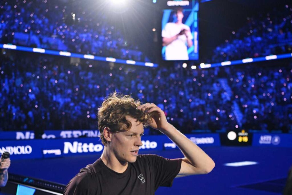 Sinner in campo a Torino