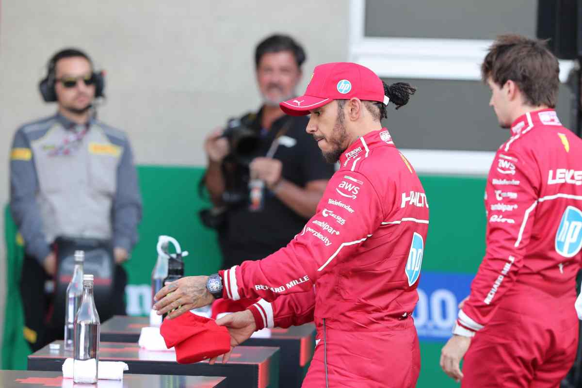 Hamilton nel parco chiuso