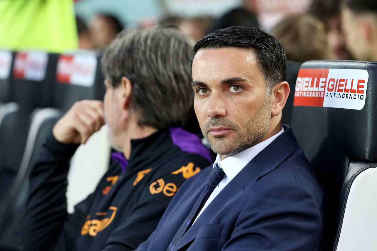 Raffaele Palladino sulla panchina della Fiorentina