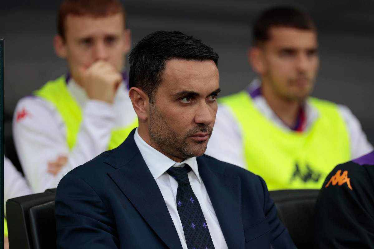 Raffaele Palladino durante una partita della Fiorentina (ANSA) - FiorentinaUno.com