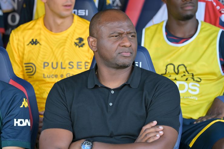 Patrick Vieira in panchina