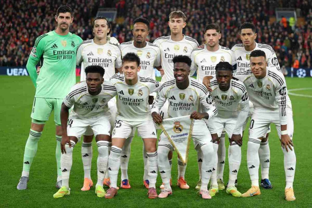I giocatori del Real Madrid