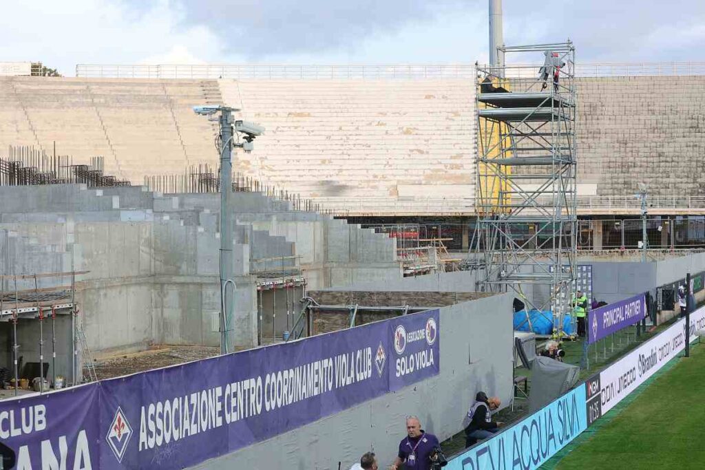 Lavori Stadio Artemio Franchi (OneFootball) - FiorentinaUno.com