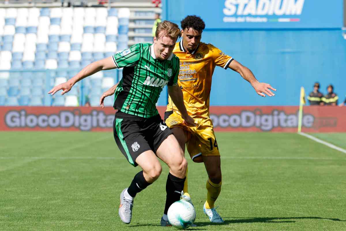 Thorstvedt con la maglia del Sassuolo