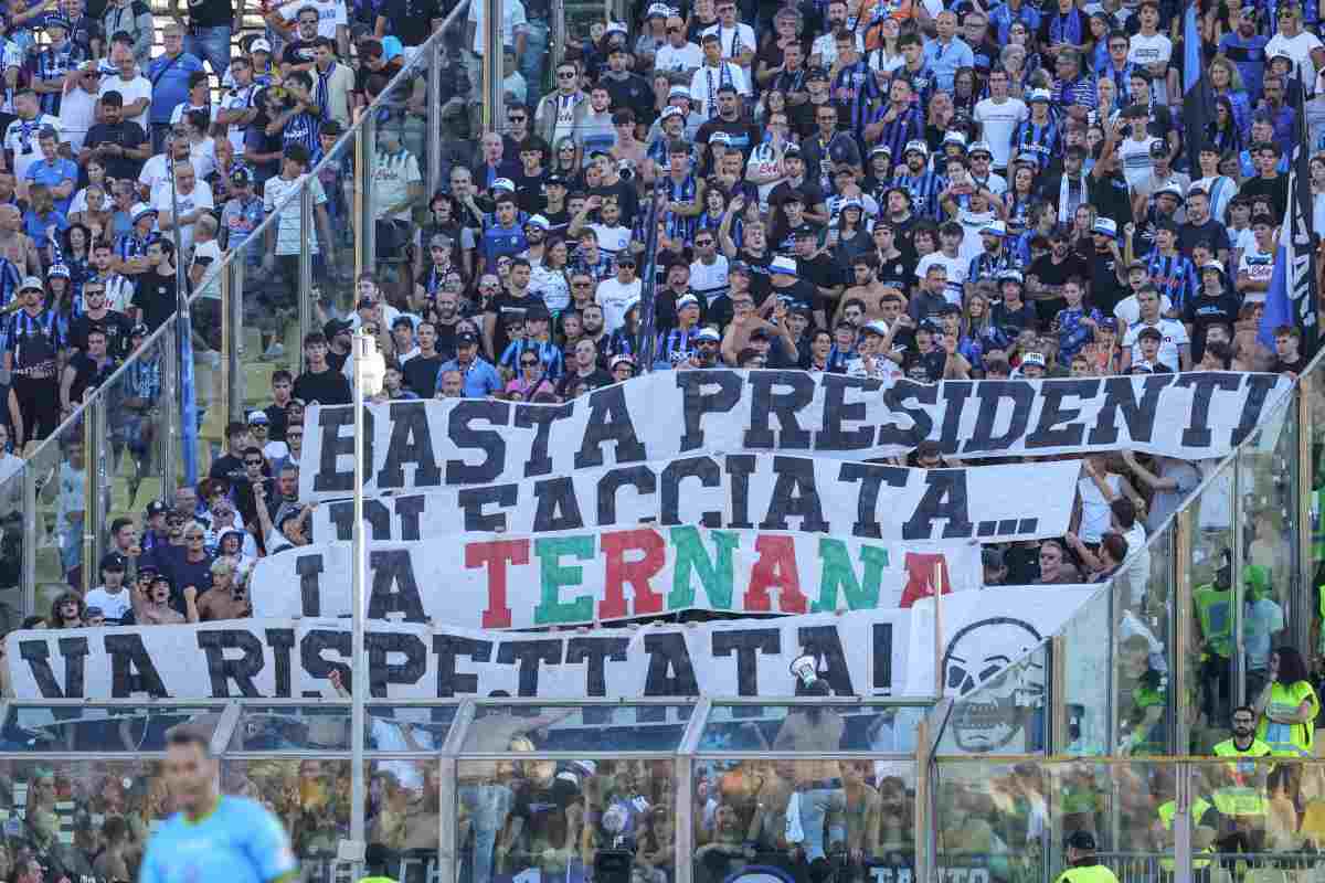 I tifosi della Ternana allo stadio