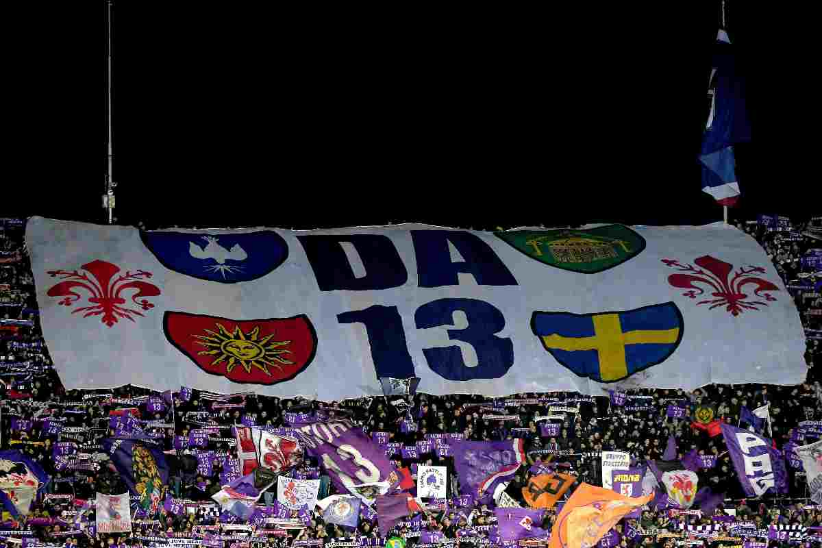 striscione per davide astori